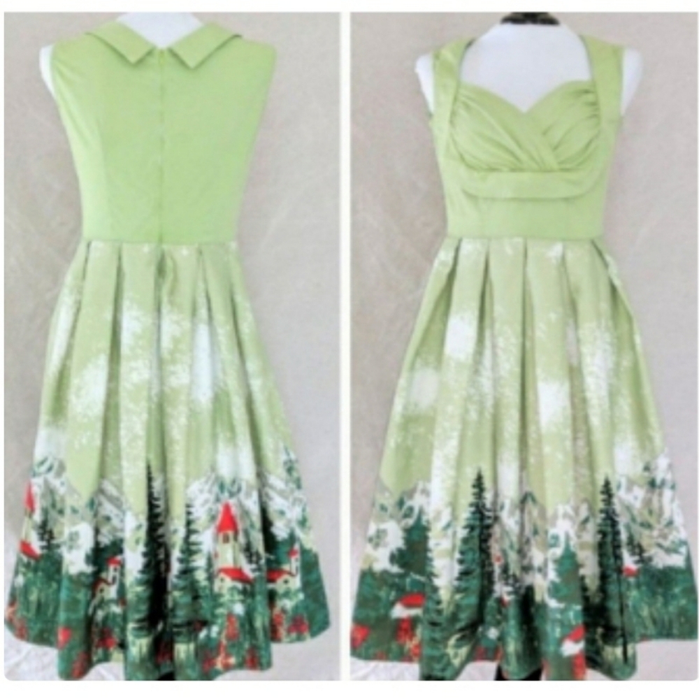 Lindy Bop Ophelia dress Alpine pattern